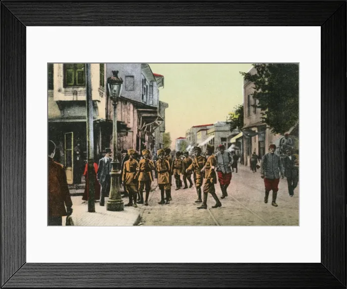 Framed Print : Indian troops in Salonica - 1916 Framed Print : Indian troops in Salonica - 1916