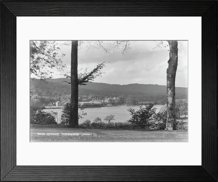 Framed Print : Lakeside View of Windermere