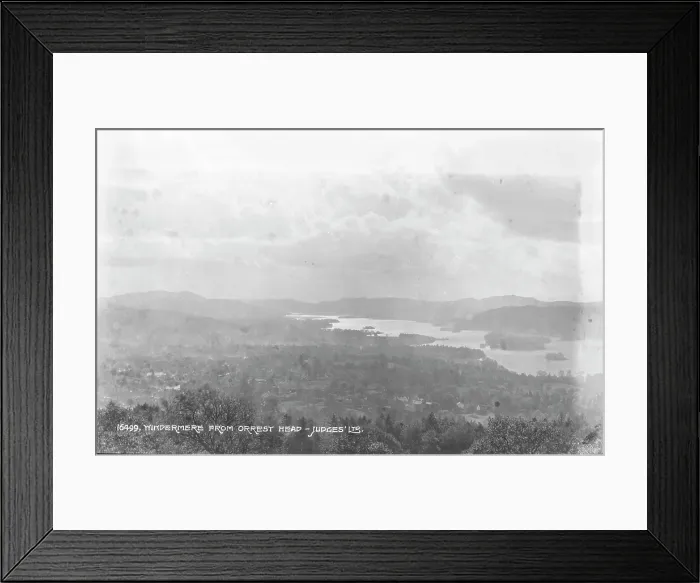 Framed Print : Windermere from Orrest Head Framed Print : Windermere from Orrest Head