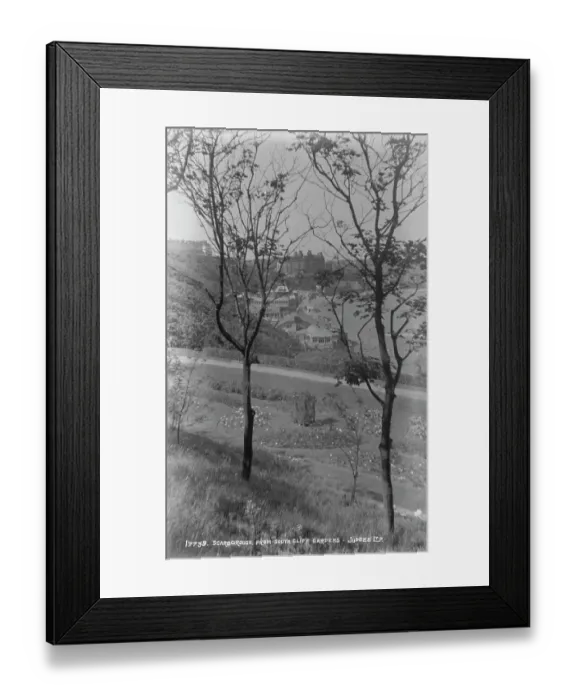 Framed Print : View from South Cliff Gardens Framed Print : View from South Cliff Gardens