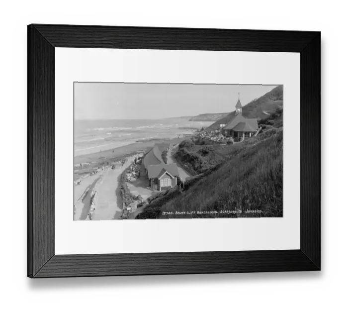 Framed Print : South Cliff Bungalows Framed Print : South Cliff Bungalows
