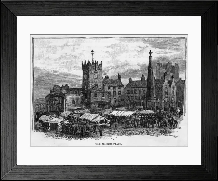 Framed Print : Richmond, Yorkshire Framed Print : Richmond, Yorkshire