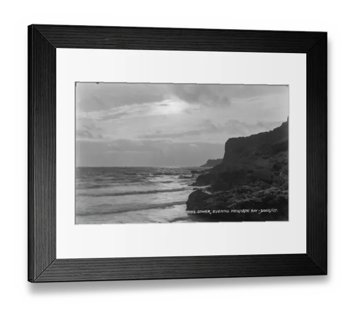 Framed Print : Evening at Mewslade Bay Framed Print : Evening at Mewslade Bay