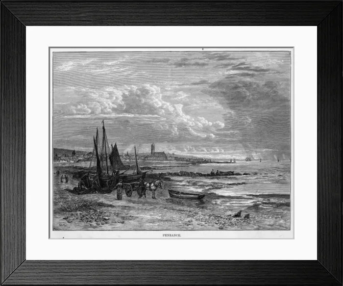 Framed Print : Penzance, Cornwall Framed Print : Penzance, Cornwall