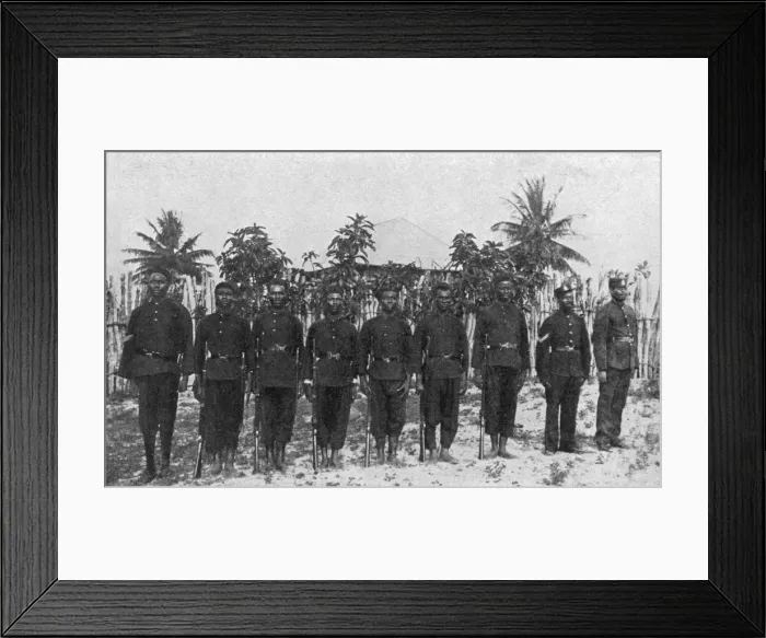 Framed Print : Sierra Leone Frontier Police Framed Print : Sierra Leone Frontier Police