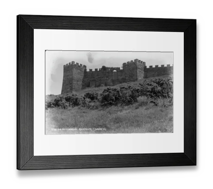Framed Print : The Battlements at Ravenscar Framed Print : The Battlements at Ravenscar