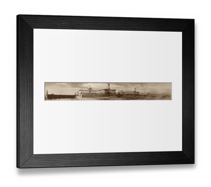 Framed Print : Government buildings in New Delhi, India Framed Print : Government buildings in New Delhi, India