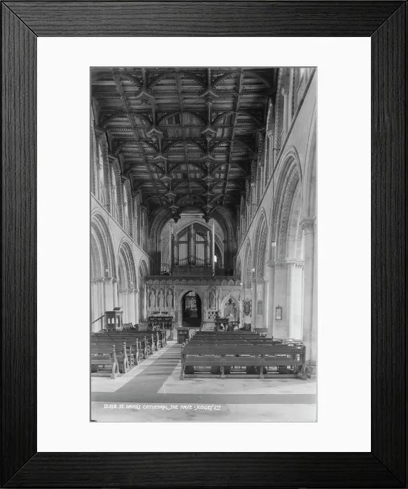 Framed Print : The Nave of St. David's Cathedral Framed Print : The Nave of St. David's Cathedral