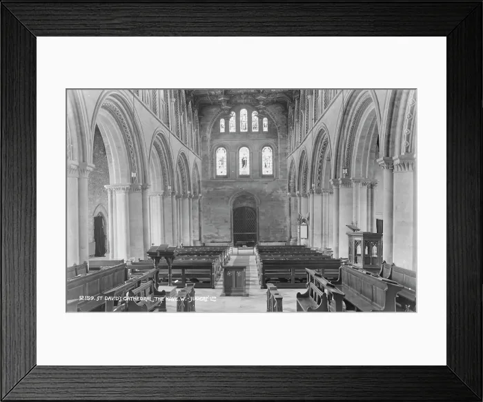 Framed Print : Interior of St David's Cathedral Framed Print : Interior of St David's Cathedral