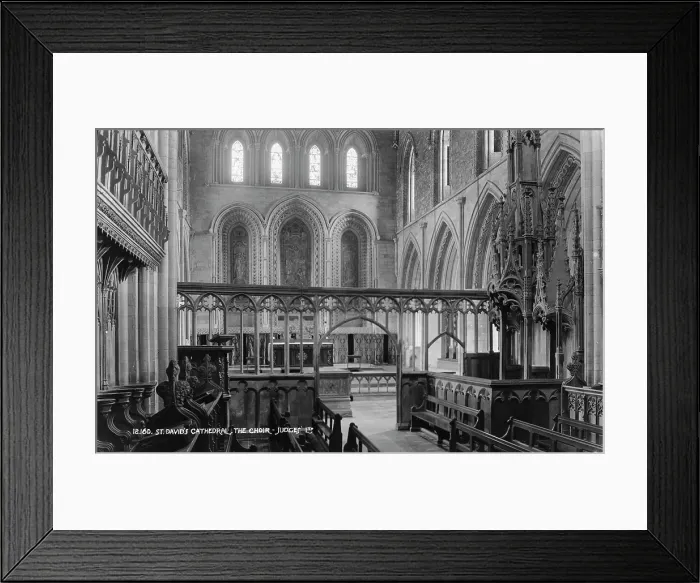 Framed Print : The Choir of St. David's Cathedral Framed Print : The Choir of St. David's Cathedral