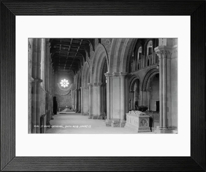 Framed Print : Interior of St David's Cathedral Framed Print : Interior of St David's Cathedral