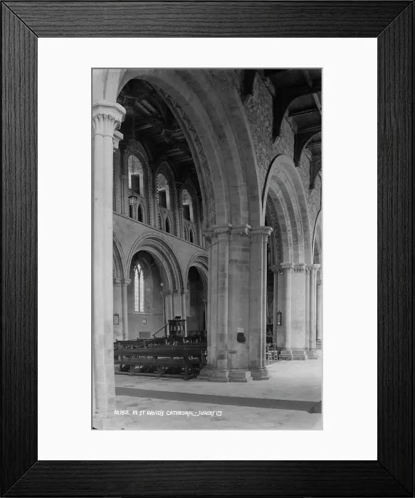 Framed Print : Interior of St David's Cathedral Framed Print : Interior of St David's Cathedral