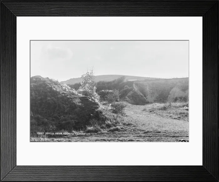 Framed Print : Downs Near Cocking Framed Print : Downs Near Cocking