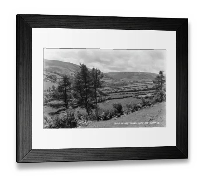 Framed Print : Severy Valley, Llanidloes Framed Print : Severy Valley, Llanidloes