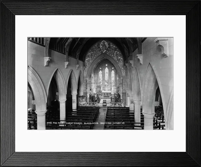 Framed Print : The Nave of Christ Church Framed Print : The Nave of Christ Church