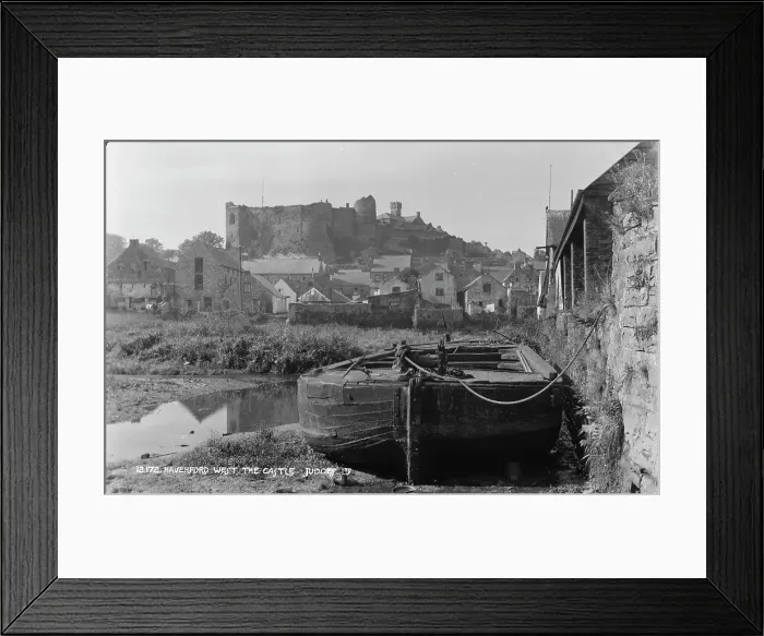 Framed Print : Haverford West Castle Framed Print : Haverford West Castle