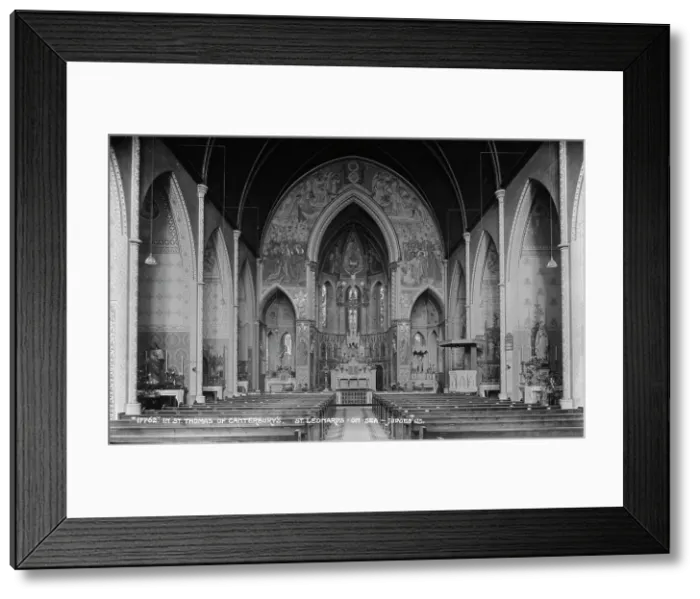 Framed Print : Interior of St. Thomas of Canterbury Church Framed Print : Interior of St. Thomas of Canterbury Church