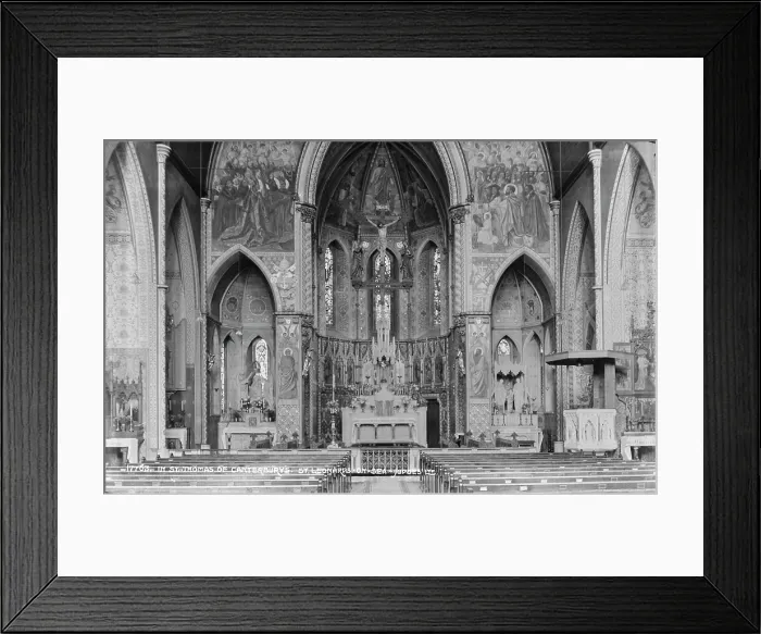 Framed Print : Interior of St. Thomas of Canterbury Church Framed Print : Interior of St. Thomas of Canterbury Church