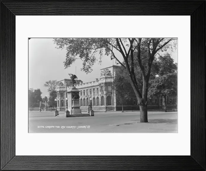 Framed Print : The Law Courts in Cardiff Framed Print : The Law Courts in Cardiff