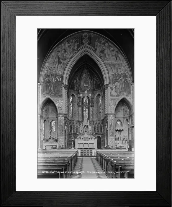Framed Print : Interior of St. Thomas of Canterbury Church Framed Print : Interior of St. Thomas of Canterbury Church