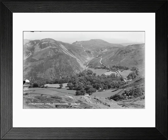 Framed Print : Scenic View of Sychnant Pass Framed Print : Scenic View of Sychnant Pass