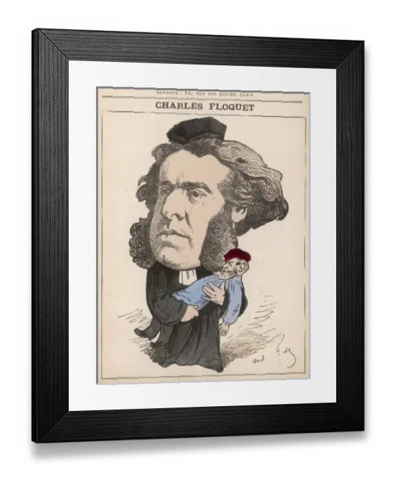Framed Print : Charles Floqurt / Gill Framed Print : Charles Floqurt / Gill