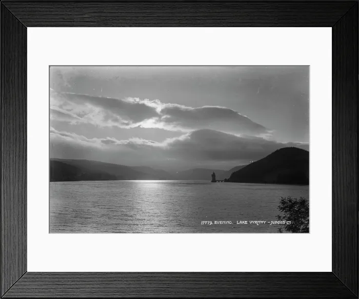 Framed Print : Evening at Lake Vyrnwy Framed Print : Evening at Lake Vyrnwy