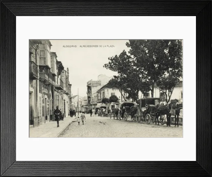 Framed Print : Algeceras, Spain - Street Scene Framed Print : Algeceras, Spain - Street Scene