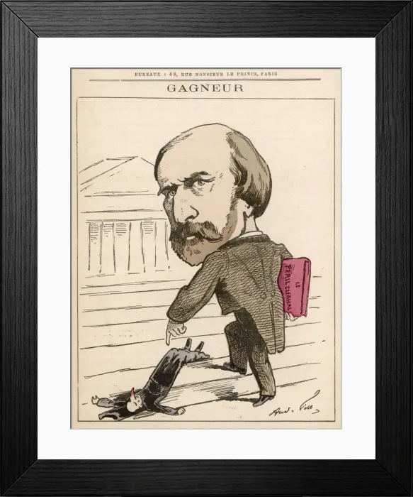 Framed Print : Wladimir Gagneur / Gill Framed Print : Wladimir Gagneur / Gill