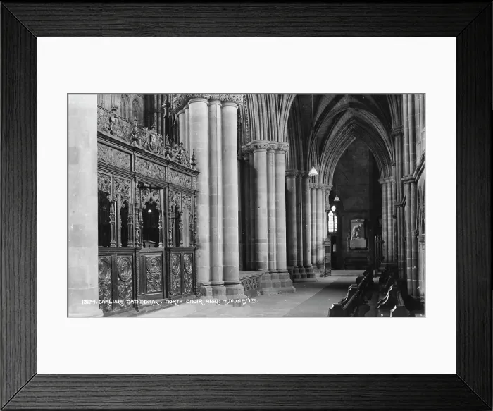 Framed Print : Interior of Carlisle Cathedral - North Choir Aisle Framed Print : Interior of Carlisle Cathedral - North Choir Aisle