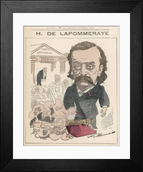 Framed Print : Henri de Lapommeraye / Demare Framed Print : Henri de Lapommeraye / Demare