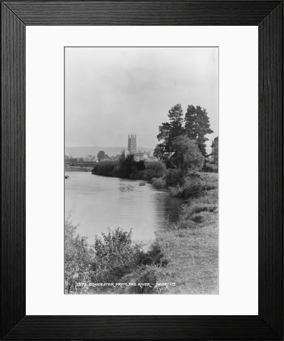 Framed Print : Gloucester from the River Framed Print : Gloucester from the River