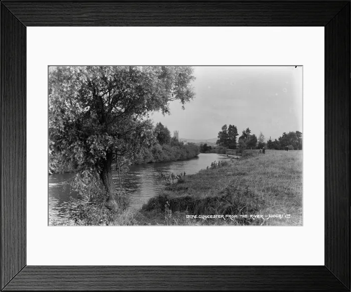 Framed Print : Gloucester from the River Framed Print : Gloucester from the River