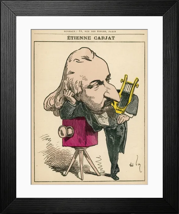 Framed Print : Etienne Carjat / Gill Framed Print : Etienne Carjat / Gill