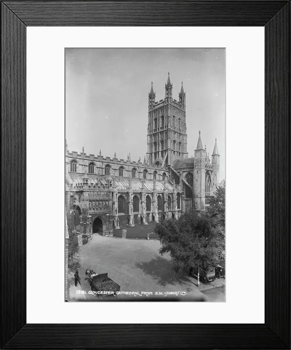 Framed Print : Gloucester Cathedral from the Southwest Framed Print : Gloucester Cathedral from the Southwest