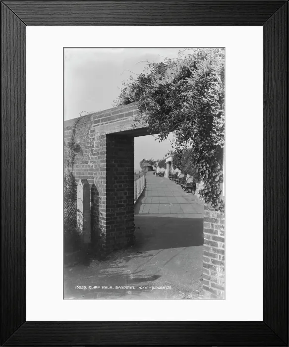 Framed Print : Cliff Walk, Sandown Framed Print : Cliff Walk, Sandown
