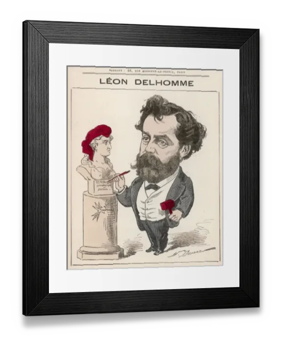 Framed Print : Leon Alexandre Delhomme / Demare Framed Print : Leon Alexandre Delhomme / Demare