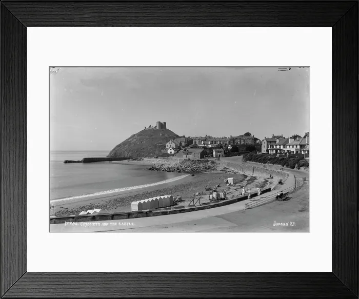 Framed Print : Criccieth and the Castle Framed Print : Criccieth and the Castle