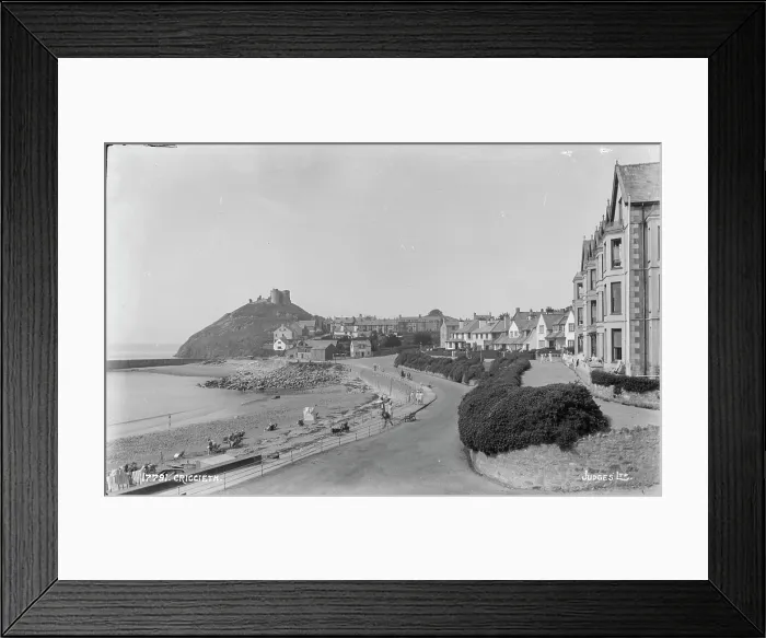 Framed Print : Scenic View of Criccieth Framed Print : Scenic View of Criccieth