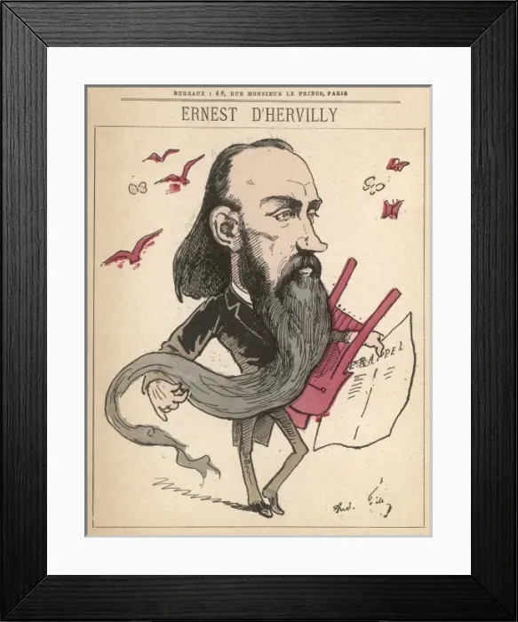 Framed Print : Ernest d Hervilly / Gill Framed Print : Ernest d Hervilly / Gill