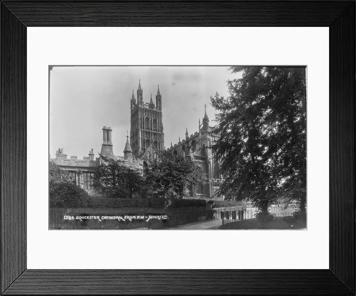 Framed Print : Gloucester Cathedral from the Northwest Framed Print : Gloucester Cathedral from the Northwest
