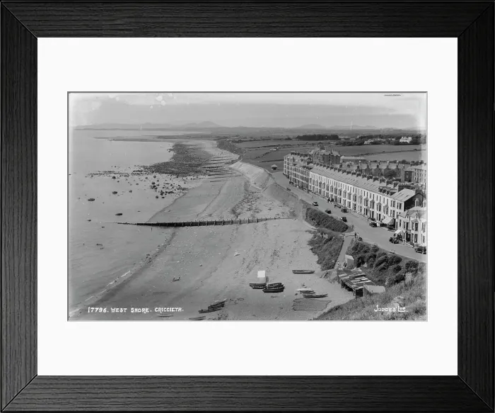 Framed Print : West Shore, Criccieth Framed Print : West Shore, Criccieth