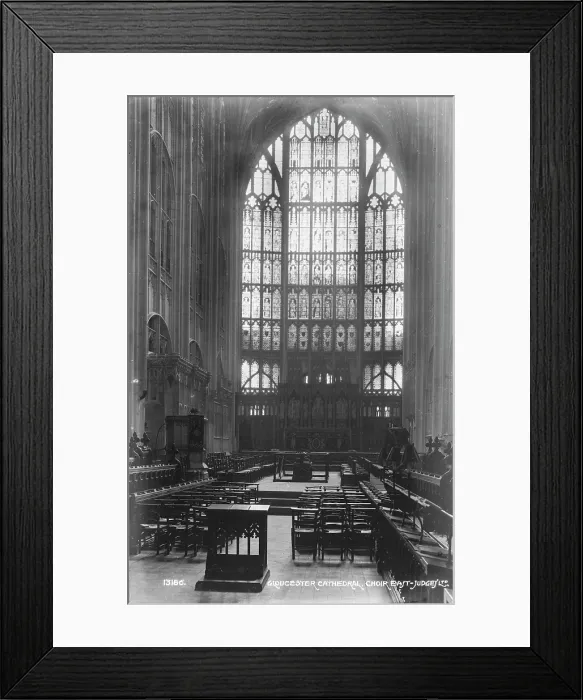 Framed Print : Interior of Gloucester Cathedral Choir Framed Print : Interior of Gloucester Cathedral Choir