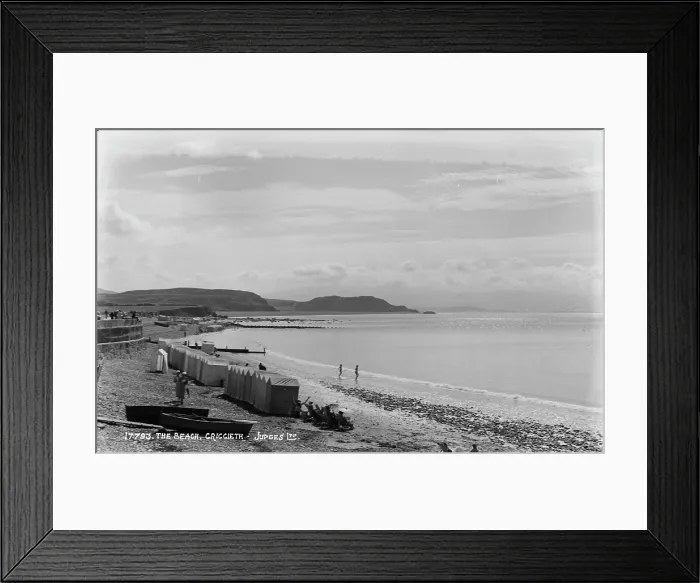 Framed Print : The Beach at Criccieth Framed Print : The Beach at Criccieth