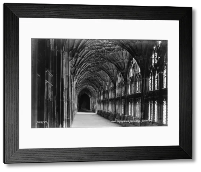 Framed Print : Cloister of Gloucester Cathedral Framed Print : Cloister of Gloucester Cathedral