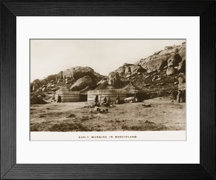 Framed Print : Southern Africa - Lesotho (formerly Basutoland) Framed Print : Southern Africa - Lesotho (formerly Basutoland)