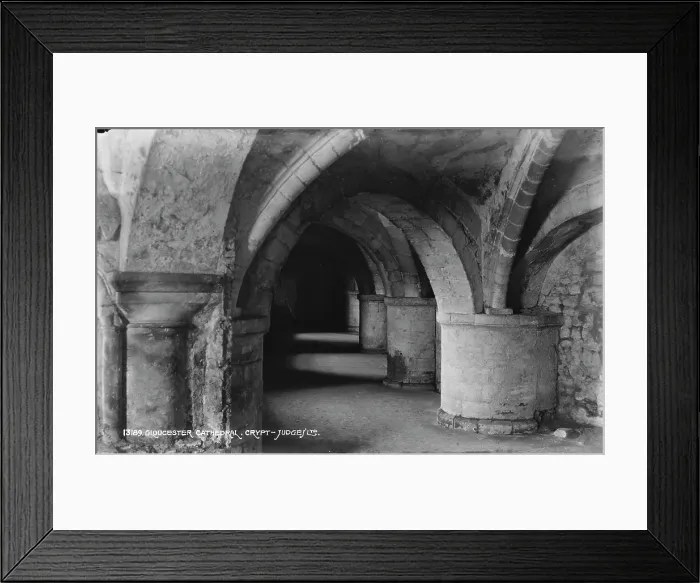 Framed Print : Crypt of Gloucester Cathedral Framed Print : Crypt of Gloucester Cathedral