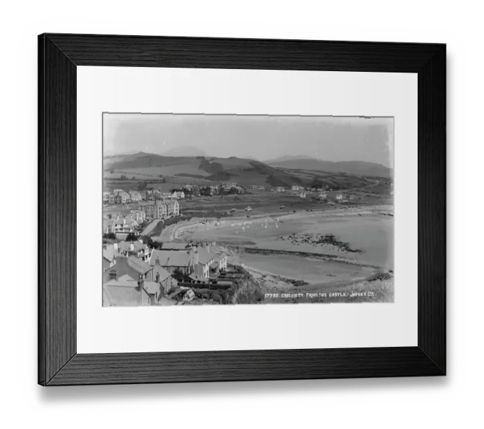 Framed Print : View of Criccieth from the Castle Framed Print : View of Criccieth from the Castle