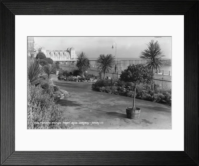 Framed Print : View of Penarth Pavilion from the Rock Garden Framed Print : View of Penarth Pavilion from the Rock Garden