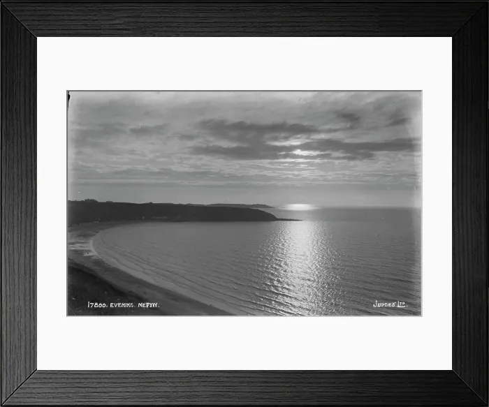 Framed Print : Evening at Nefyn Framed Print : Evening at Nefyn